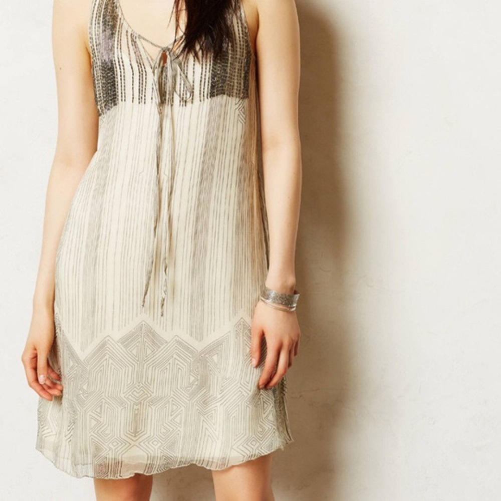 Anthropologie Embroidered Tindari Tunic by Aryn K